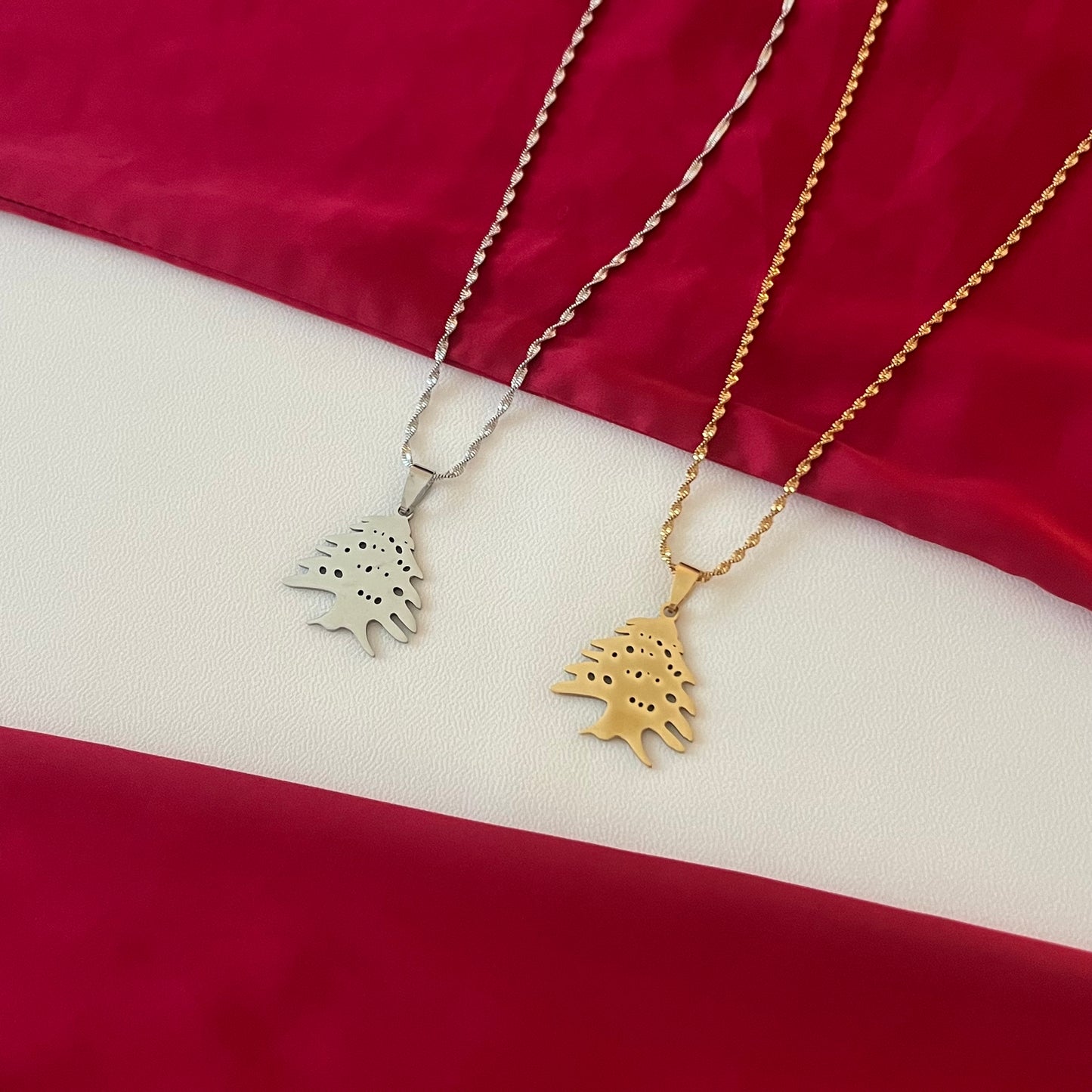 lebanon cedar necklace