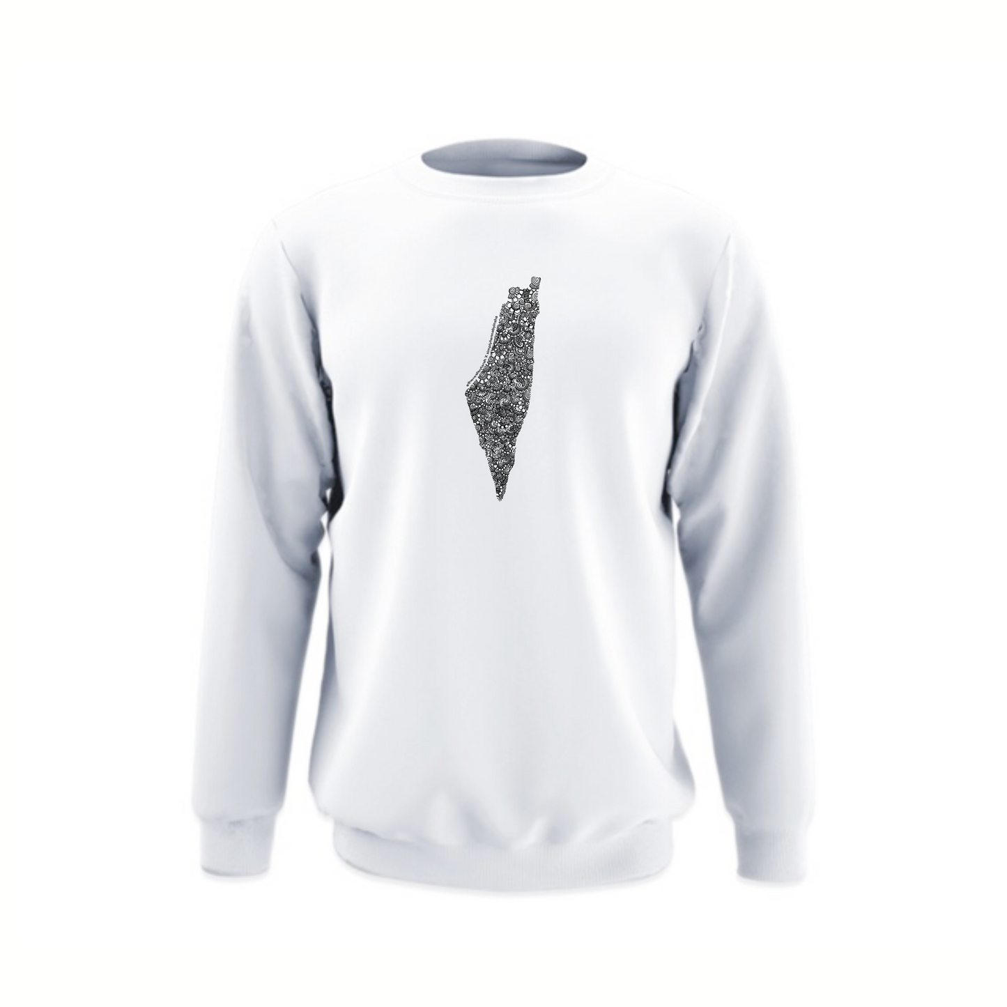 the petals of palestine crewneck