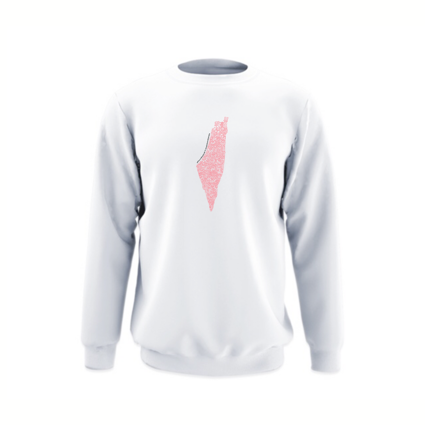 the petals of palestine crewneck