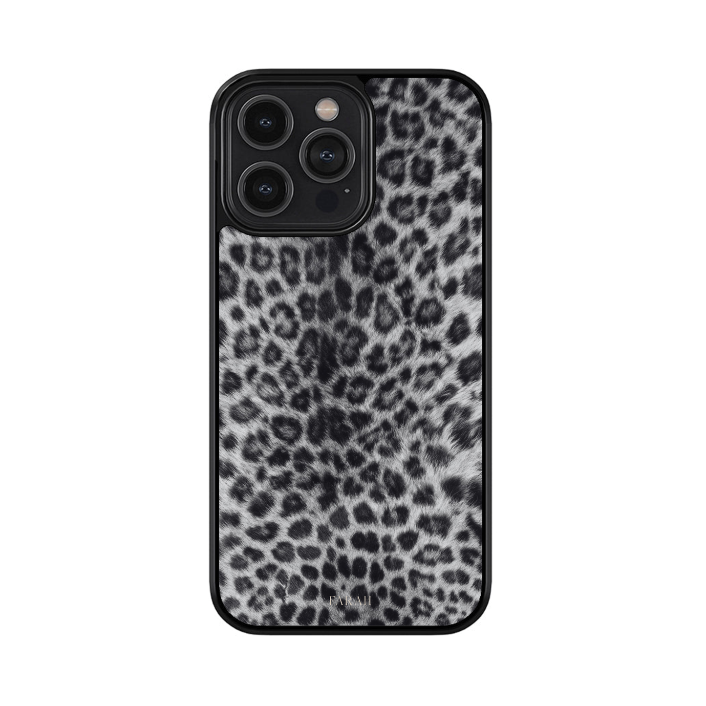 snow leopard print case