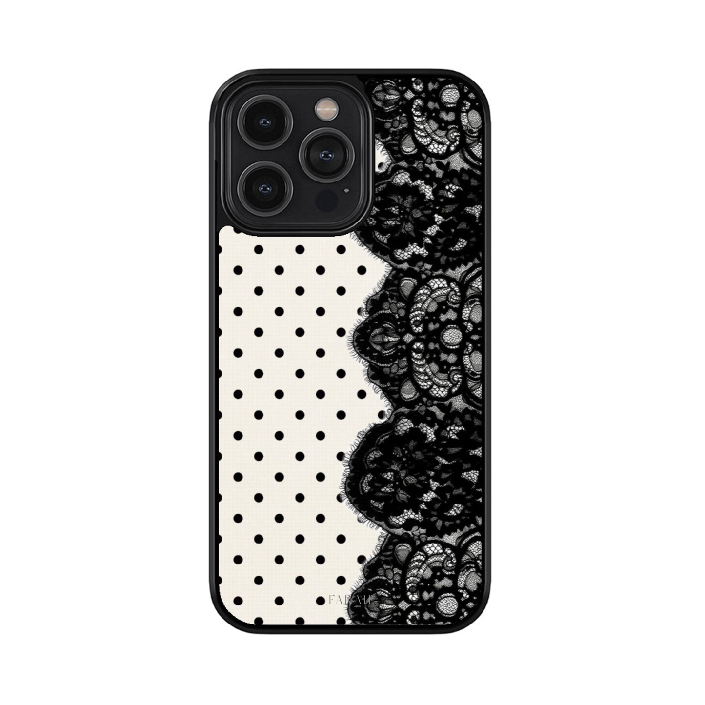 polka dot lace case